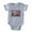 Heather Gray, variant on CafePress - Tibetan Spaniel - Cute Infant Baby Football Bodysuit