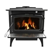 Pleasant Hearth 1800 Sq. Ft. Medium Wood Stove with Legs and Blower