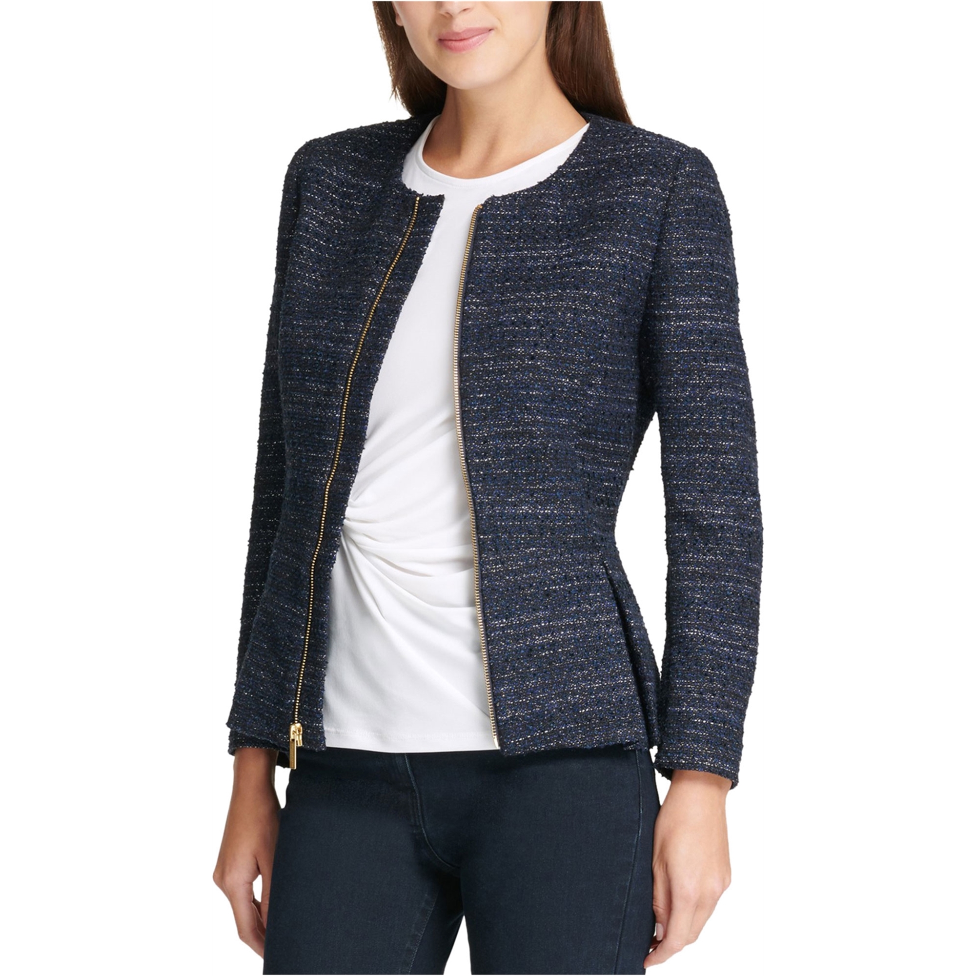 Zip blazer womens Clearance
