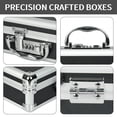 thumbnail image 5 of Large Medication Lock Aluminium Alloy Medicine Key Lock Box for Home and Travel Medicine Lock Box, Medicine & Money, Black 11.2 X 8 X 3.9 inches, 5 of 7