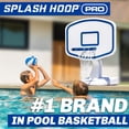 thumbnail image 4 of GoSports Splash Hoop PRO Swimming Pool Basketball Game - Includes Poolside Water Basketball Hoop, 2 Balls and Pump - White, 4 of 7