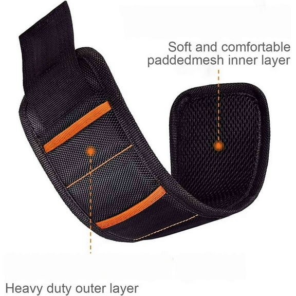 Magnetic Wristband, Gadgets Tool Belt for Holding Screws/Nails/Drill