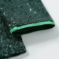 thumbnail image 6 of Tops for Men Sequined Blazer Solid Color Suit Dress Jacket Suit Jacket Mens Coats Green L, 6 of 6