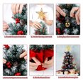 thumbnail image 4 of Mini árbol de Navidad Pequeño árbol de Navidad LED Artificial con Luces 24 Adornos de Bolas Decoración de árbol de Navidad de Escritorio para Dormitorio Cocina Oficina ANGGREK Otros, 4 of 8