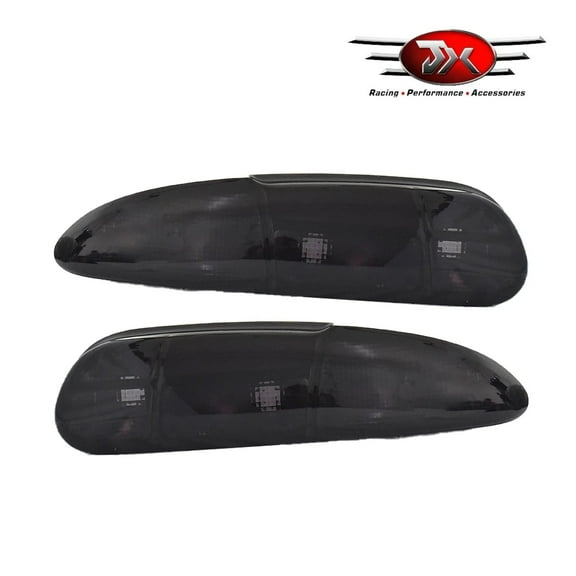 JX RACING Compatible with Chevy Chevrolet Camaro 1993-2002 Tail Lights Brack Lamps Assembly Pair Set Rear Left Right