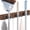 Brown-3 Slots, variant on Mop Broom Holder Wall Mount with 3 Slots & 4 Hooks - Wood Broom Mop Hanger for Pantry Kitchen Organization - Garden Tool Organizer for Closet Laundry Room - for Rustic Farmhouse Kitchen Decor