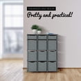 thumbnail image 2 of NEATERIZE 12 Cube Organizer | Set of Storage Cubes Included | DIY Closet Organizer Bins | Cube Organizers and Storage Shelves Unit | Closet Organizer for Bedroom, Playroom, Livingroom, Office (Grey), 2 of 8