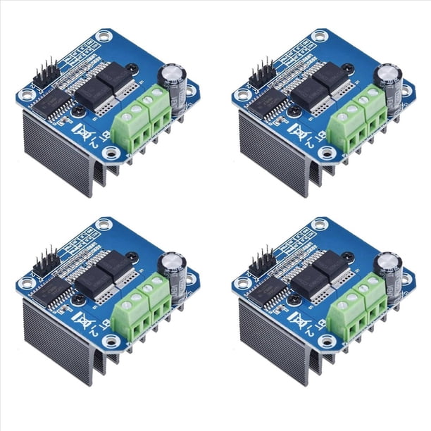 4X Módulo Controlador de Motor de Alta Potencia BTS7960 43A / Módulo Controlador de Coche Inteligente para Límite de Corriente