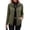 Army Green, variant on Sorvello Women's Full Zip Up Cardigan Sweater Lightweight Casual Long Sleeve Jackets with Pockets Army Green L