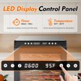 thumbnail image 5 of 12 Tray Food Dehydrator Machine Stainless Steel - 12.6ft² Large Capacity Dehydrators for Food and Jerky 1300W Fruit Dehydrator Herb Dryer with 72H Timer Recipe Book Included, 5 of 10