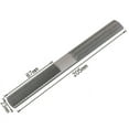 thumbnail image 4 of File, Woodworking Polishing Tool, Flat Steel File, Metal Fine Tooth, Hardwood File, Wood File, Semi-Circular Wood File, Wood Rubbing Knife woodworking tools, Silver, 4 of 6