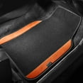 thumbnail image 5 of FH Group, Orange Black Carpet Floor Mats & Trunk Cargo Mat Combo Full Interior, 5 of 7