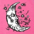 thumbnail image 6 of Wild Bobby Crescent Moon Astrology Puff Print Fashion Tri-Blend Racerback Tank Top, Vintage Pink, X-Large, 6 of 6