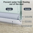 thumbnail image 4 of AmazerBath Shower Door Bottom Seal 47.25'' (15.75'' * 3), 3 Section Segmented Frameless Glass Shower Door Seal Strip for 3/8'' Glass, 4 of 8