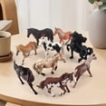 thumbnail image 4 of Dserhfy Simulation Horse Model Realistic Horse Figurine Statue Sculpture Home Office Desktop Decoration Ornament Kids Educational Animal Toy, 4 of 8