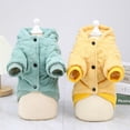 thumbnail image 5 of Barhoo Dog Clothes Autumn Winter Corduroy Warm Pet Jacket Small Dog Clothing Cold Weather Coat Moisture Proof Comfortable Durable Easy Clean Outdoor Walking Essential Supplies 1X Pet Clothes, 5 of 7