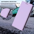 thumbnail image 4 of Wallet Case for Samsung Galaxy S26 Ultra with RFID Blocking, PU Leather Flip Folio Phone Case with Card Slots Cash Pocket Kickstand Magnetic Clasp Full Body Protection Shockproof Cover, Lightpurple, 4 of 10