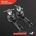 thumbnail image 6 of A-Premium 8Pcs Front and Rear Suspension Kit, Sway Bar Link Ball Joint Tie Rod End Compatible with Mazda MX-6 1993 1994 1995 1996 1997, 6 of 9