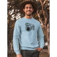 thumbnail image 2 of Photo Studio, Camera Design Sweatshirt Men -Image by Shutterstock, Male Large, 2 of 4