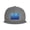 Gray, variant on Flat Bill Snapback Hats for Men Women Denim Blue Hip Hop Style Plain Baseball Cap Black