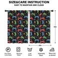 thumbnail image 2 of Blackout Kids Curtains,Colorful Controllers Games Black Pattern Childrens Insulated Curtains Set Of 2,Bedroom Essentials,Toddler Room Decor 42"x63", 2 of 5