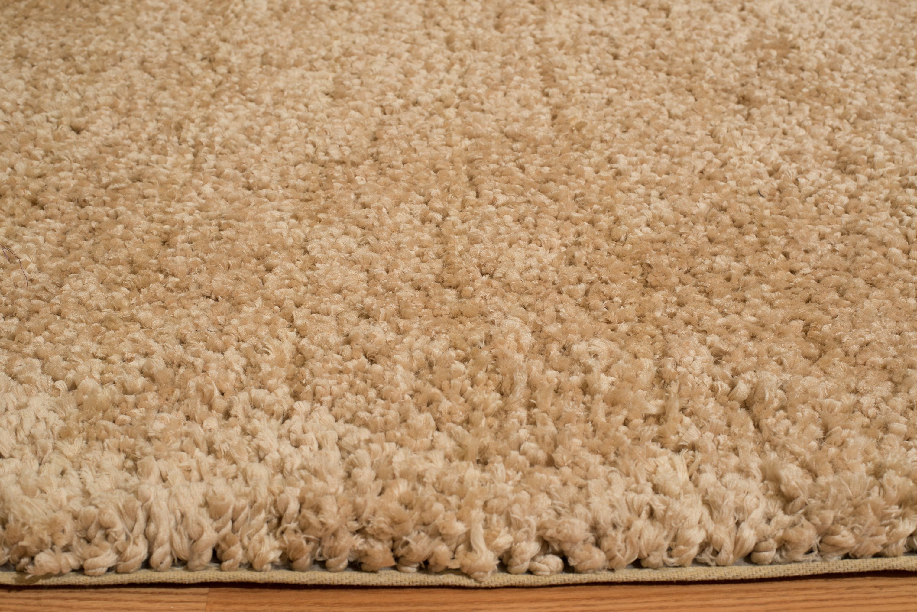 United Weavers Paraiba Tatami Light Beige Tufted Polyester Shag Area Rug