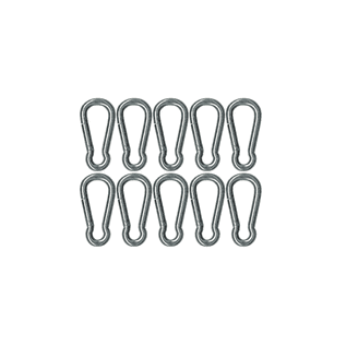 10 Pack Zinc Plated Quick Links – 3/8" Size For Heavy-Duty Connecting & Securing