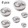 thumbnail image 5 of 6-pack Type A white rubber + Type B white rubber + Type C white rubber + Type D white rubber + Type E white rubber + Type F white rubber, 5 of 5