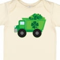 thumbnail image 4 of Inktastic St Patricks Day Irish Clover Dump Truck Childs Boys Baby Bodysuit, 4 of 5