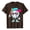 CL227 Brown, variant on Boys Tees Short Sleeve Crew Neck Cartoon Baseball Print Lightweight Summer Athletic Sport Outdoor Daily Wear Boys Tshirts Size 6-7 Years Black