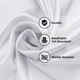 thumbnail image 5 of Cotton Rich 800 Thread Count Solid Sheet Set  Queen-White, 5 of 5