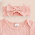 thumbnail image 6 of CAUYDY Newborn Girl Photoshoot Outfits Baby Girls Short Sleeve Romper Set Infant Fall Winter Clothing 3M 6M 9M 1T 2T Sizes 0-3 Months,Red, 6 of 6