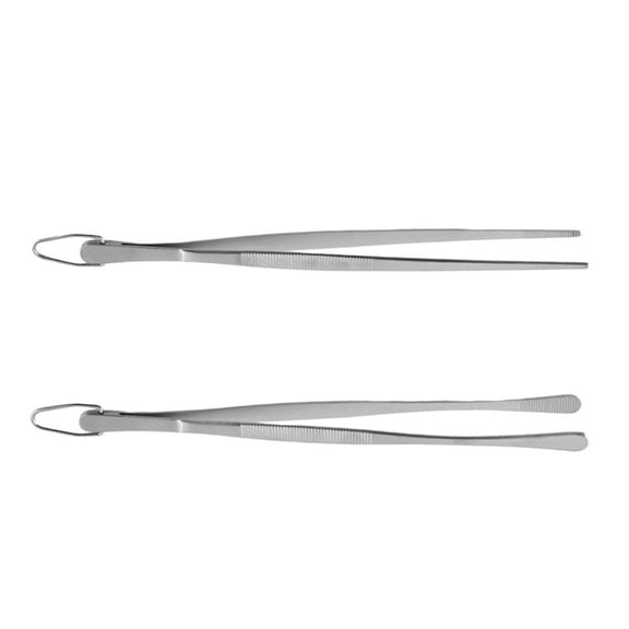 Pack Of 2 Nonrust Steel High Heat Resistant Kitchen Tongs With Nonslip Tip