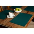 thumbnail image 5 of Mainstays Ribbed Placemat, 13 in x 18 in, Set of 4, Teal Green, 5 of 5