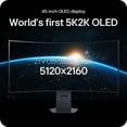 thumbnail image 4 of LG UltraGear 45" OLED 5K2K (5120x2160) 330Hz G-sync Curved Gaming Monitor, 4 of 11