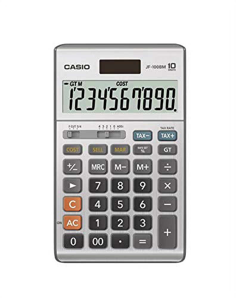 Casio MS-80B Standard Function Desktop Calculator,Black - Walmart.com