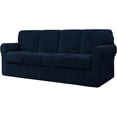 thumbnail image 1 of CHUN YI Stretch Checks Spandex Sofa Cover Separate Backrests Cushions Cover Slipcover, 1 of 5
