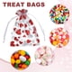 thumbnail image 4 of 100 Pcs Bolsas de Regalo de San Valentín, 4.7" x 3.5" Bolsas de Cello con Corazones y Cierres de Torcer, para Envolver Galletas y Caramelos, Blancas, 4 of 5
