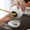 thumbnail image 3 of 1Set Ceramic Tea Leaf Storage Plate Inclined Design for Home Use and Office Use Adults Tea Lovers Coffee Enthusiasts 3.9x2.9x1.2in, 3 of 8