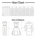 thumbnail image 3 of Sngxgn Women's Dress Long Sleeve Crewneck Dress(White,XXL), 3 of 8