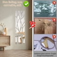thumbnail image 5 of Tree Branches 3D Mirror Wall Sticker Self Adhesive Removable with Branches Mirror Sticker Eco-friendly Wall Acrylic Mirror Art for Home Decor 39.4x11inch, 5 of 8