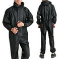 thumbnail image 1 of Lefu NEW Men Fashion Work -piece Motorcycle Waterproof Raincoat Overalls Rain Suit, 1 of 8