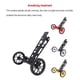 thumbnail image 4 of Soidarity Bicicleta Easywheel Firmeza Empuje Neumáticos Botella Hervidor Multifuncional Plegable Easywheels Aleación de aluminio CNC Ciclismo Accesorios Ciclismo Negro Soidarity OD024315-01, 4 of 6