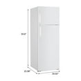 thumbnail image 3 of Premium Levella PRN10150HW 23.7" 10.1 Cu. Ft. Refrigerator with Freezer White, 3 of 5