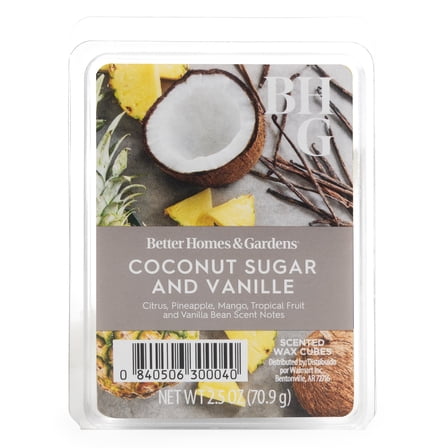Better Homes & Gardens 2.5oz Wax Melts Coconut Sugar and Vanille
