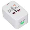 thumbnail image 1 of Adaptador Corriente Eléctrica Viaje Internacional Multi Contacto y Clavija, 1 of 4