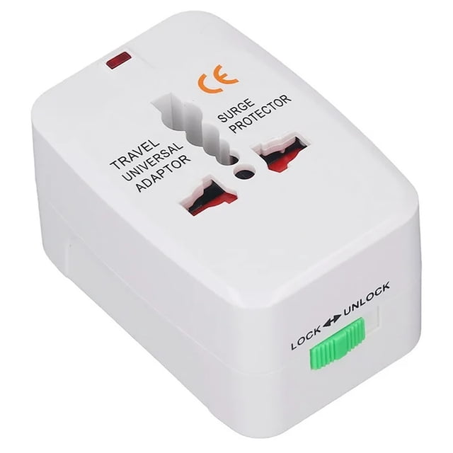 Adaptador Corriente Eléctrica Viaje Internacional Multi Contacto y Clavija