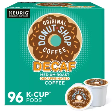 The Original Donut Shop, Decaf, Medium Roast Coffee, 96 k-cup pods