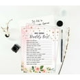 thumbnail image 4 of Inkdotpot Its A Boy Its A Girl Who Knows Daddy BestFloral Baby Shower GameCards-FunActivity Cards Set Of 50Gender Reveal Party Theme, 4 of 5