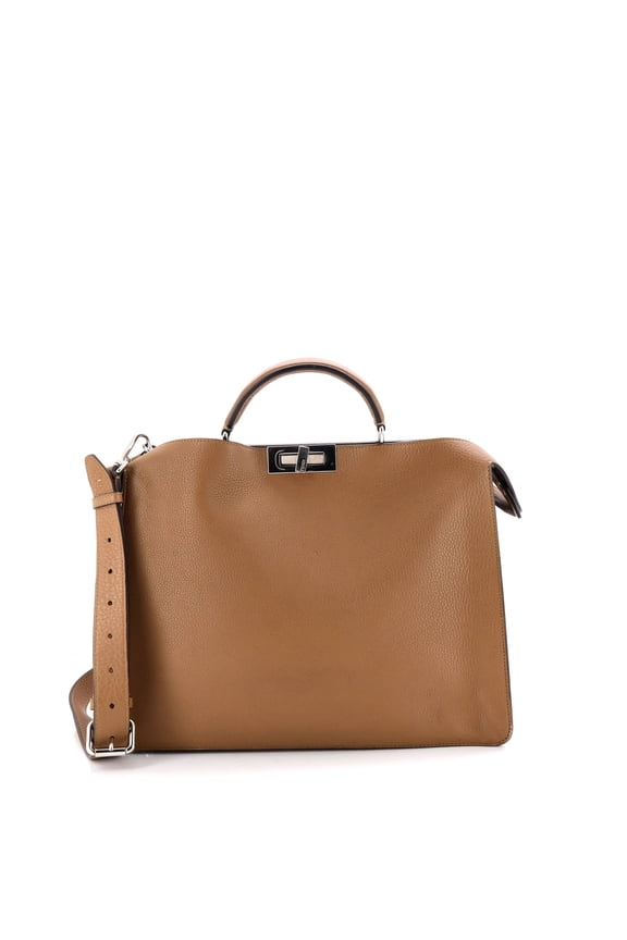 Pre-Owned Peekaboo ISeeU Briefcase Leather Medium By Rebag